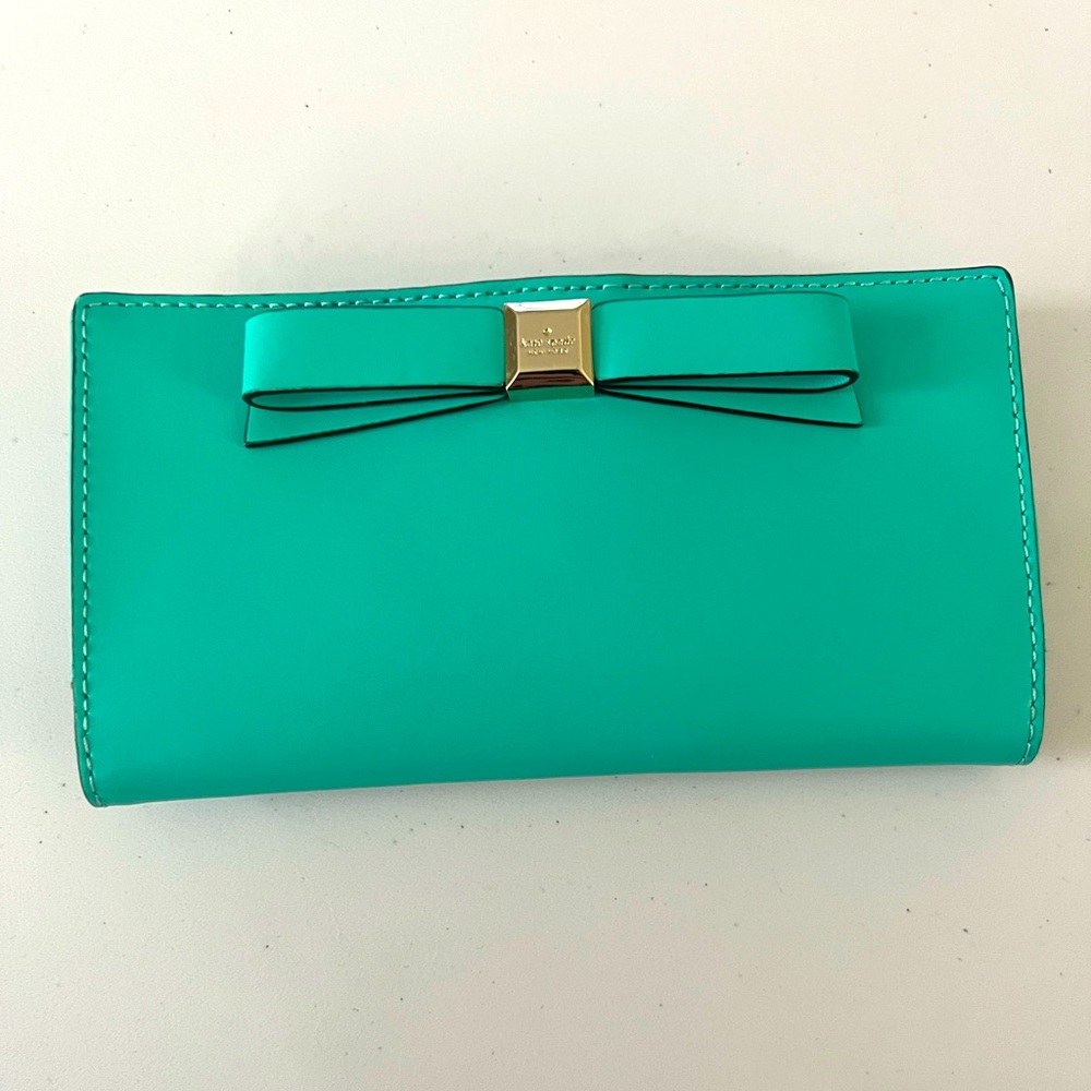 Kate Spade Teal Leather Wallet